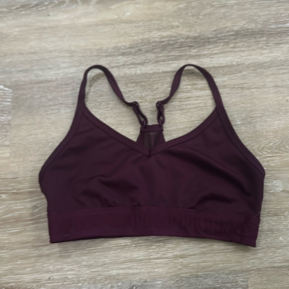 PINK Victoria's Secret Deep Purple Sports Bra
